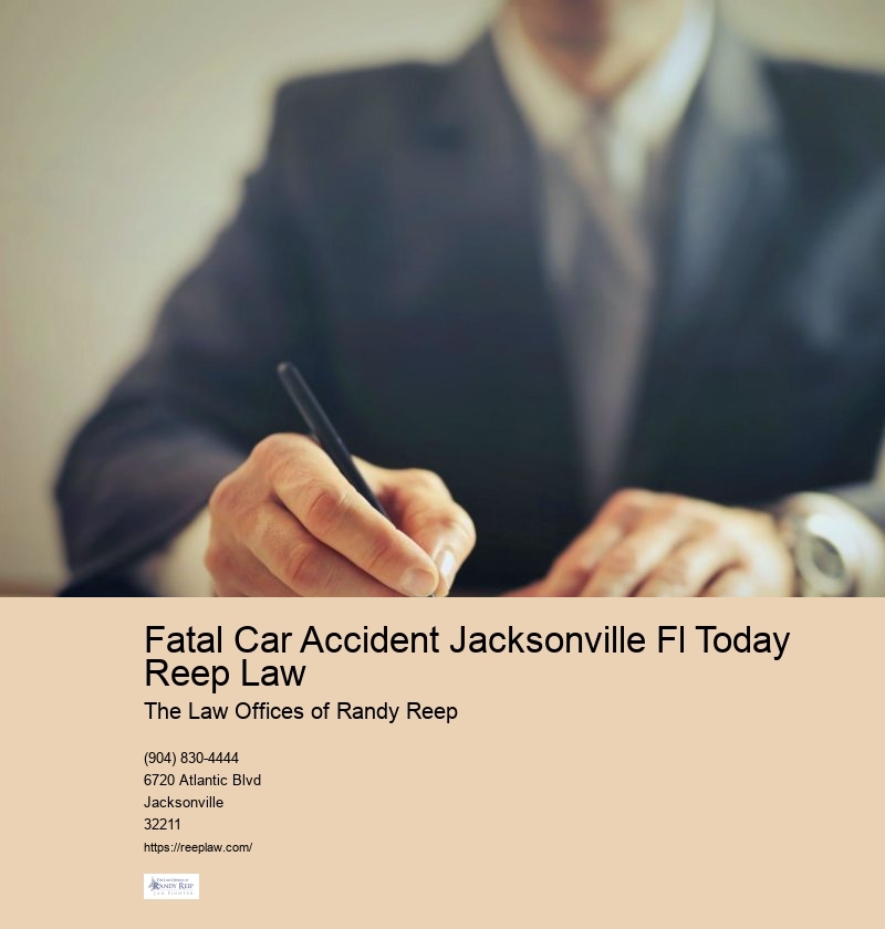 Fatal Car Accident Jacksonville Fl Today Reep Law